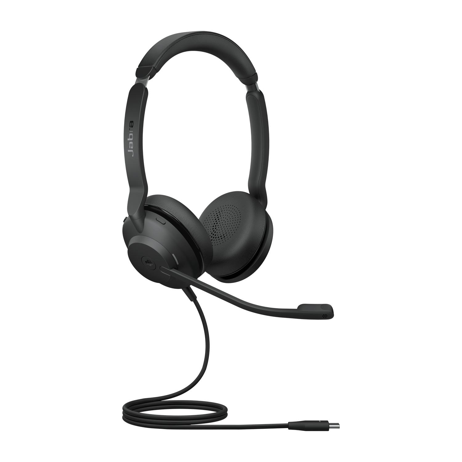 Jabra Evolve2 30, MS Stereo Kuulokkeet Langallinen Pääpanta Toimisto/puhelukeskus USB Type-C Musta