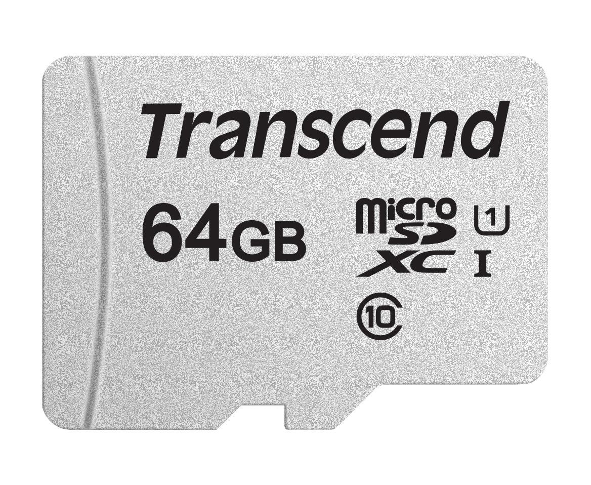 Transcend 300S 64 GB MicroSDXC NAND Luokka 10